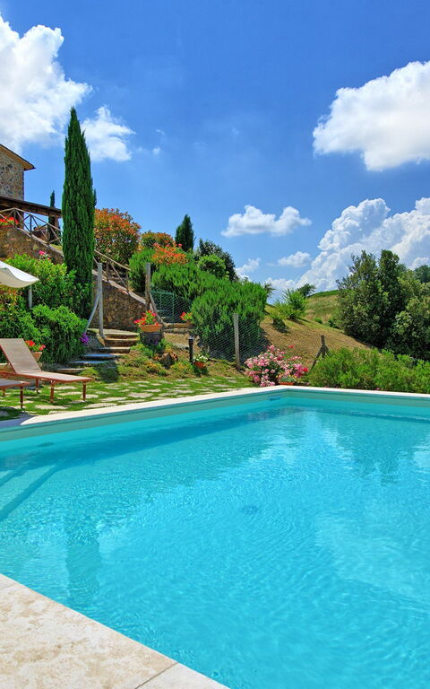 Castelmuzio: Piscina