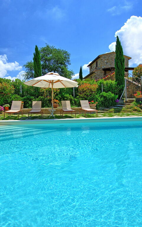 Castelmuzio: Piscina