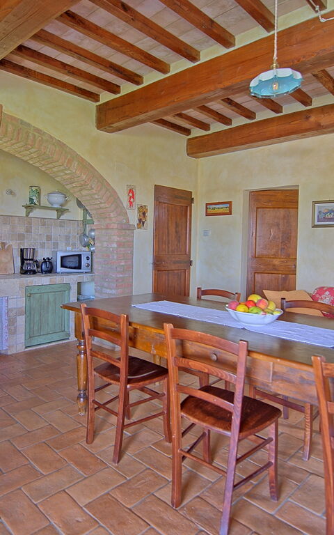 Castelmuzio: Cucina, Sala da pranzo, Soggiorno