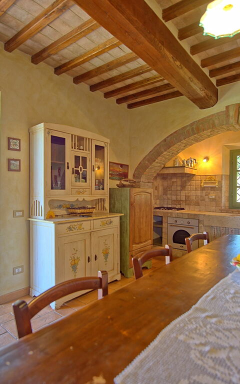 Castelmuzio: Cucina, Sala da pranzo, Soggiorno