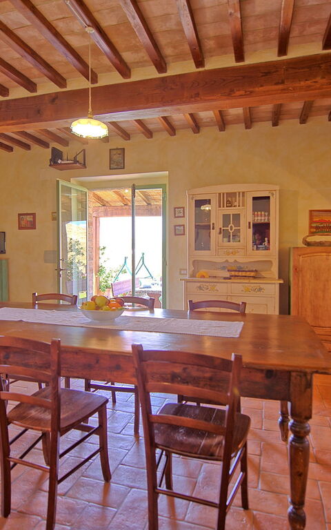 Castelmuzio: Sala da pranzo, Soggiorno