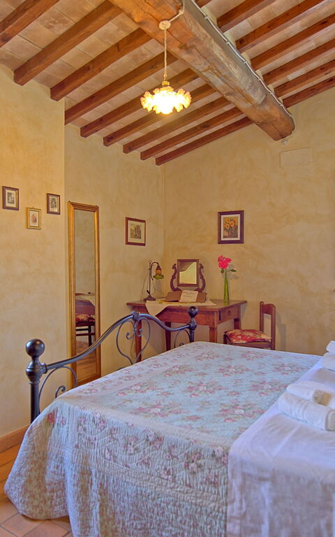 Castelmuzio: Camera da letto