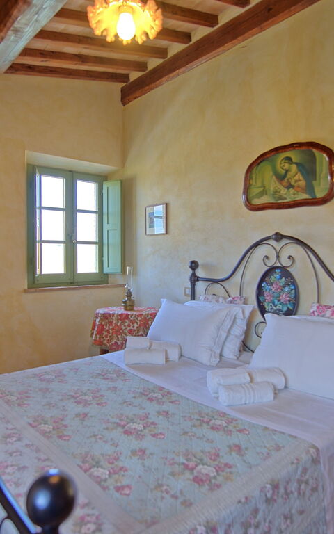 Castelmuzio: Camera da letto