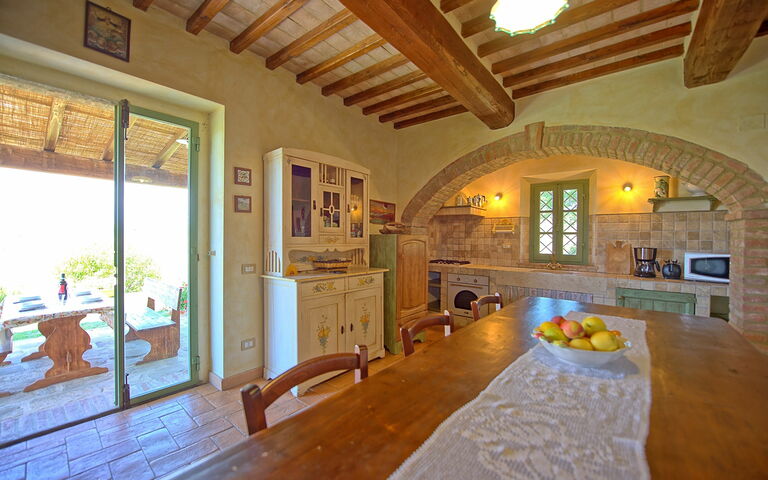 Castelmuzio: Cucina, Sala da pranzo, Soggiorno