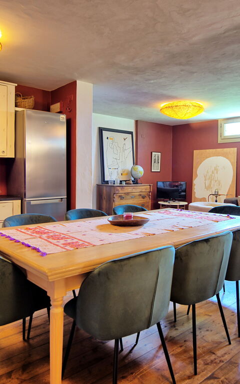 Villa Oliveta: Cucina, Sala da pranzo, Soggiorno