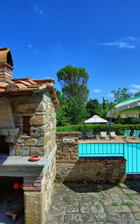 Casa Scopeti: Giardino, Piscina