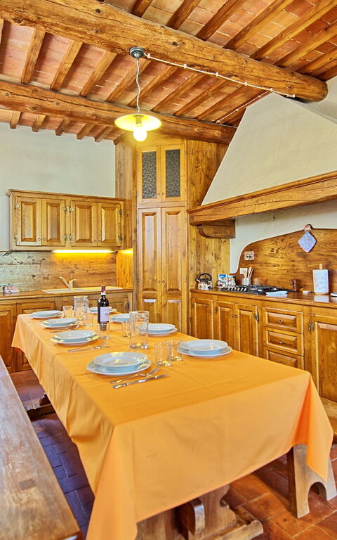 Casa Scopeti: Cucina, Sala da pranzo