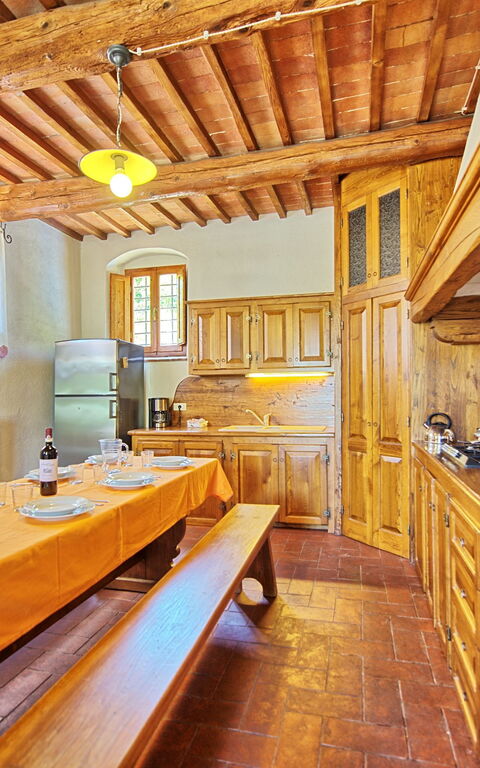 Casa Scopeti: Cucina, Sala da pranzo