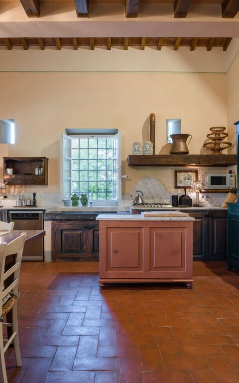 Villa Fontine: Cucina, Sala da pranzo