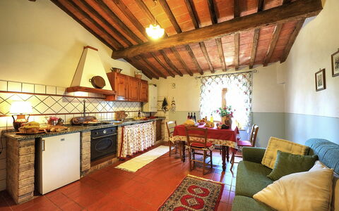 Alloggio Montelopio 7: Cucina, Sala da pranzo, Soggiorno