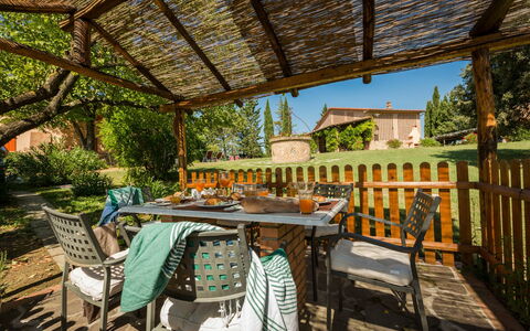 Alloggio Montelopio 7: all'aperto, Giardino