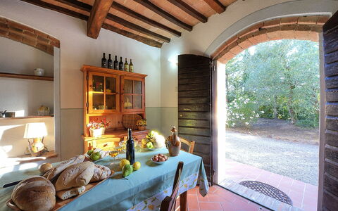 Alloggio Montelopio 2: Cucina, Sala da pranzo, Soggiorno