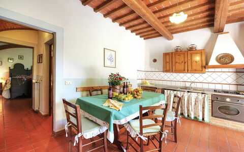 Alloggio Montelopio 3: Cucina, Sala da pranzo, Soggiorno