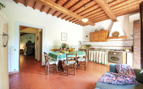 Alloggio Montelopio 3: Cucina, Sala da pranzo, Soggiorno