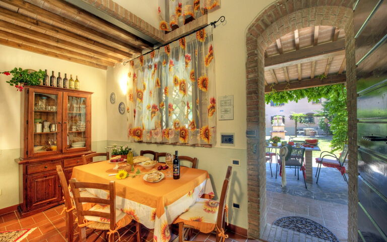 Alloggio Montelopio 6: Cucina, Sala da pranzo, Soggiorno