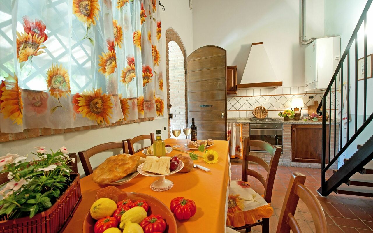 Alloggio Montelopio 6: Cucina, Sala da pranzo, Soggiorno