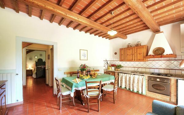 Alloggio Montelopio 3: Cucina, Sala da pranzo, Soggiorno