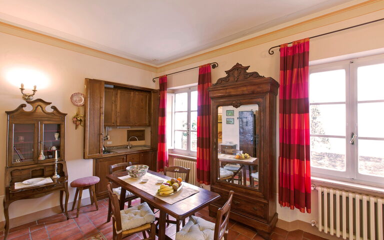 Alloggio Santo Agostino Belvedere: Cucina, Soggiorno