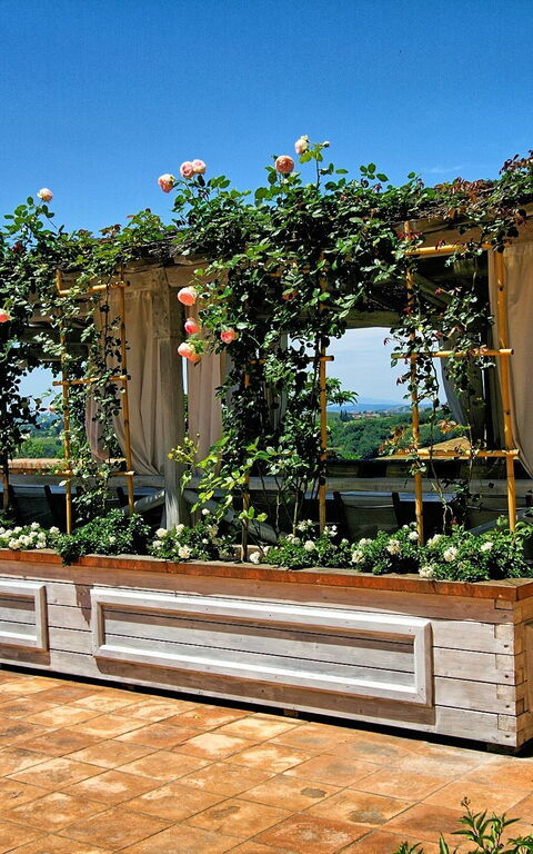 Villa Petrognano: all'aperto, Piscina, Vista Panoramica