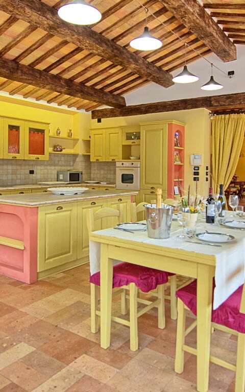 Villa Contessa: Cucina, Sala da pranzo