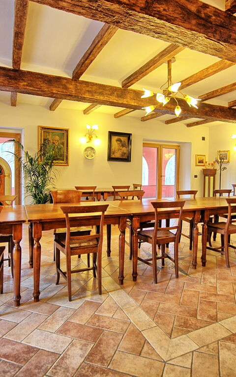Villa Contessa: Sala da pranzo, Stanza Comune