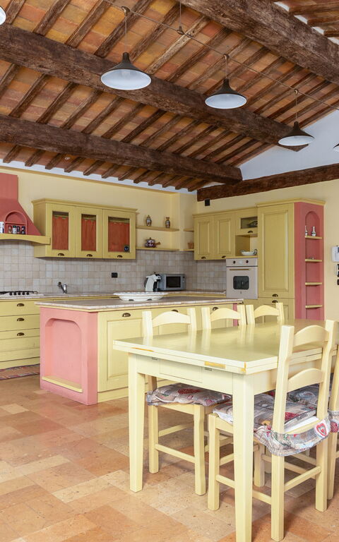 Villa Contessa: Cucina, Sala da pranzo