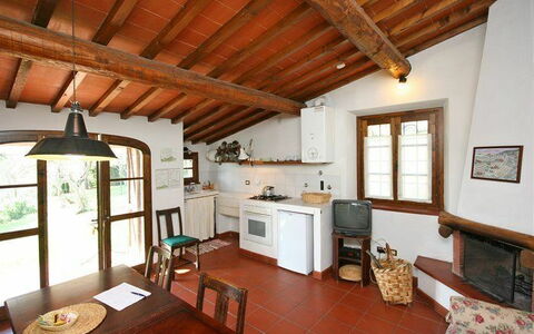 Alloggio La Selva 1: Cucina, Soggiorno