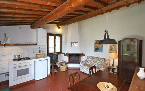 Alloggio La Selva 1: Cucina, Soggiorno