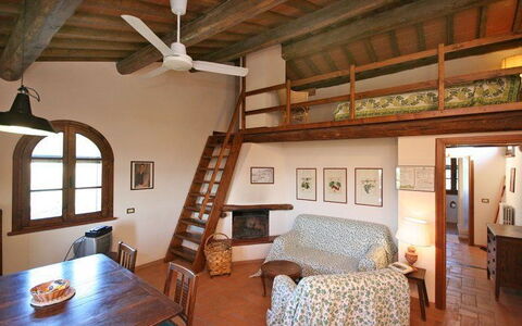 Alloggio La Selva 5: Cucina, Soggiorno