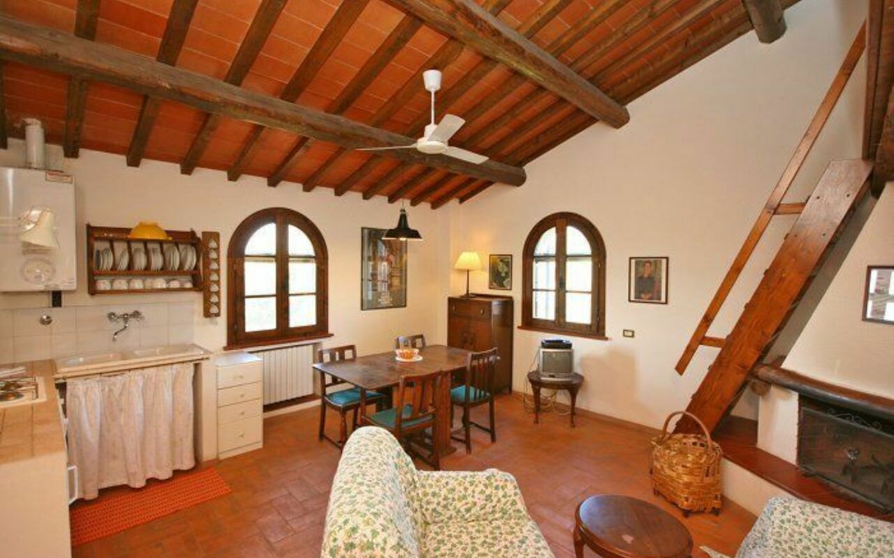 Alloggio La Selva 5: Cucina, Soggiorno