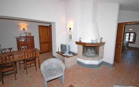 Alloggio Fornacino 2: Cucina, Sala da pranzo, Soggiorno