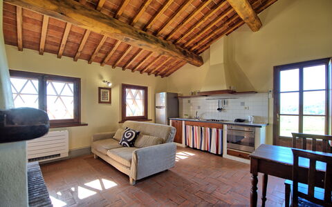 Alloggio Fornacino 6: Cucina, Soggiorno