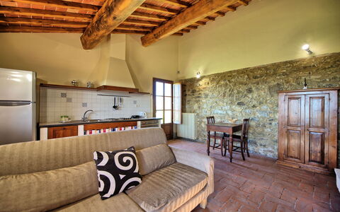 Alloggio Fornacino 6: Cucina, Soggiorno