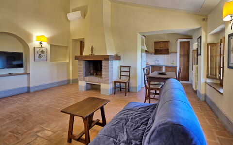 Alloggio Fornacino 3: Cucina, Soggiorno