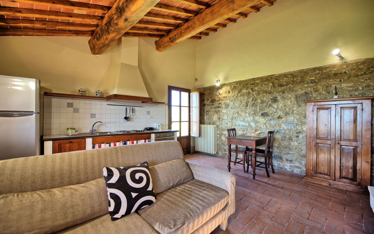 Alloggio Fornacino 6: Cucina, Soggiorno