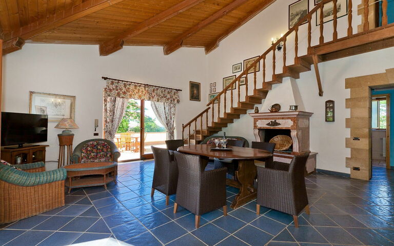 Villa Erice: Sala da pranzo, Soggiorno