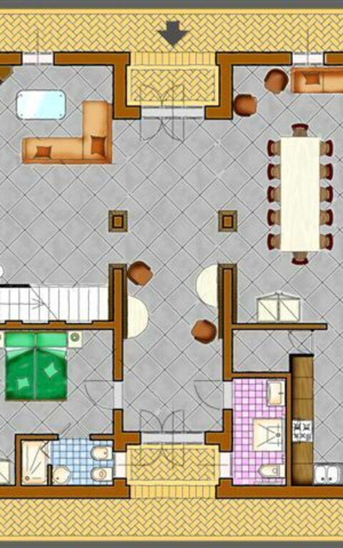 Villa Insoglio: Planimetria