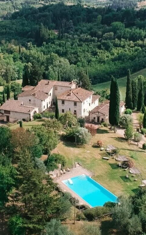 Le Fonti: Piscina, Vista Panoramica