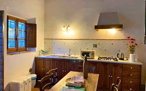 Alloggio Le Fonti 14: Cucina, Sala da pranzo