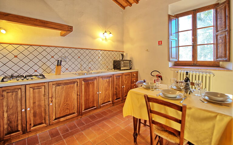 Alloggio Le Fonti 13: Cucina, Sala da pranzo