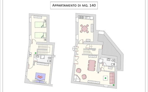 Alloggio Vasche 1: Planimetria