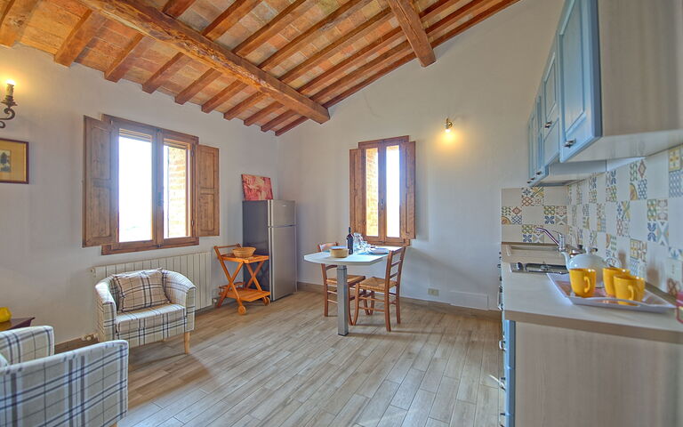 Alloggio San Donnino 3: Cucina, Sala da pranzo, Soggiorno