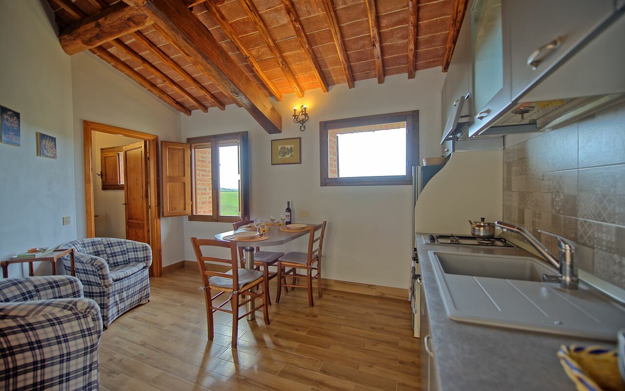 Alloggio San Donnino 2: Cucina, Sala da pranzo, Soggiorno