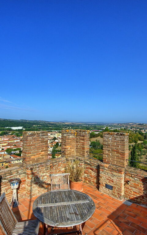 Certaldo: Balcone / Terrazza / Patio, Vista Panoramica