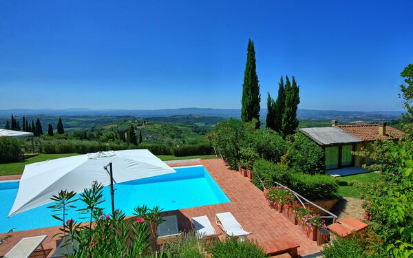 Casa Lucia: all'aperto, Estate, Giardino, Piscina, Vista Panoramica