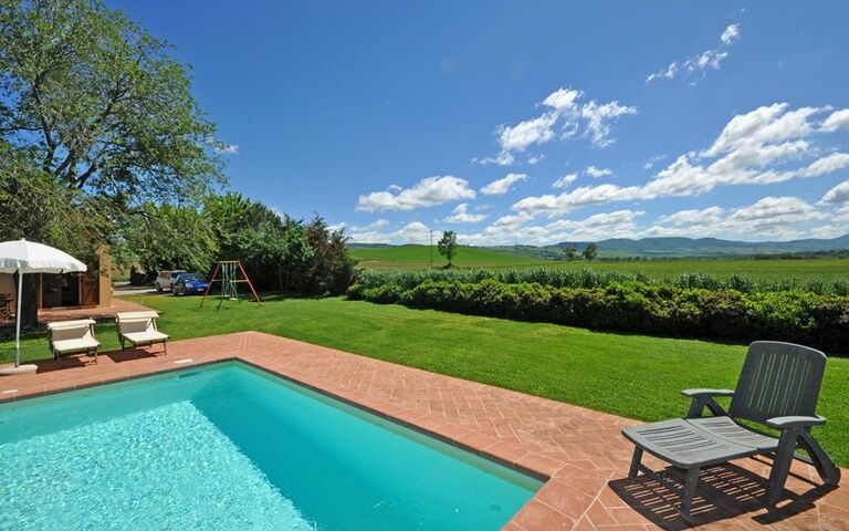 Pienza: Giardino, Piscina