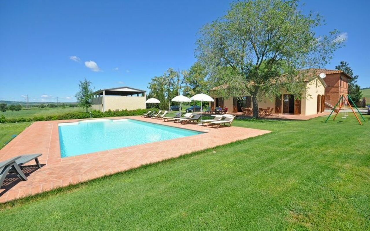 Pienza: Giardino, Piscina