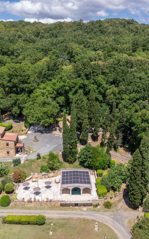 Le Querciolaie with Geothermal Pool: all'aperto, Vista Panoramica