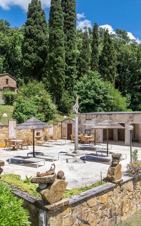 Le Querciolaie with Geothermal Pool: all'aperto, Idromassaggio, Piscina, Vista Panoramica