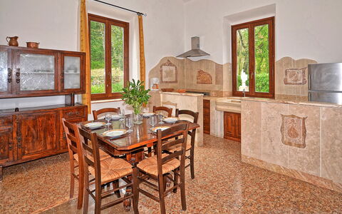 Alloggio Casiere: Cucina, Sala da pranzo